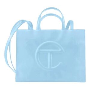 Telfar Pool Blue Medium Shopper RARE NWOT